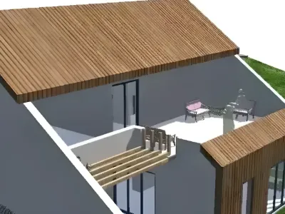 vedere drona proiect casa vanzare cumparare Șura Mare Sibiu